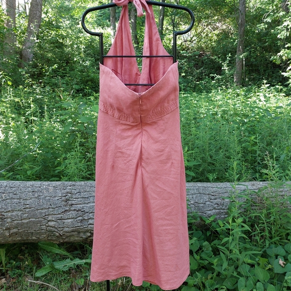 100% Linen Halter Dress by Tommy Hilfiger - Picture 2 of 7
